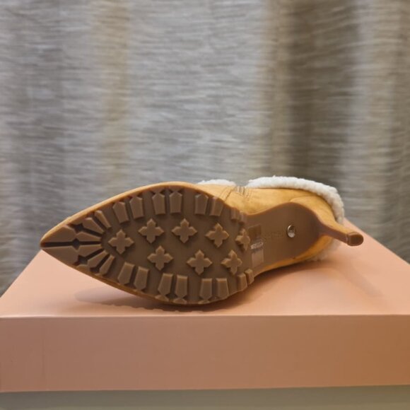 Thalia Sodi Rylie Womens Pointed Toe Ankle Boots CAMEL MC - Picture 3 of 4